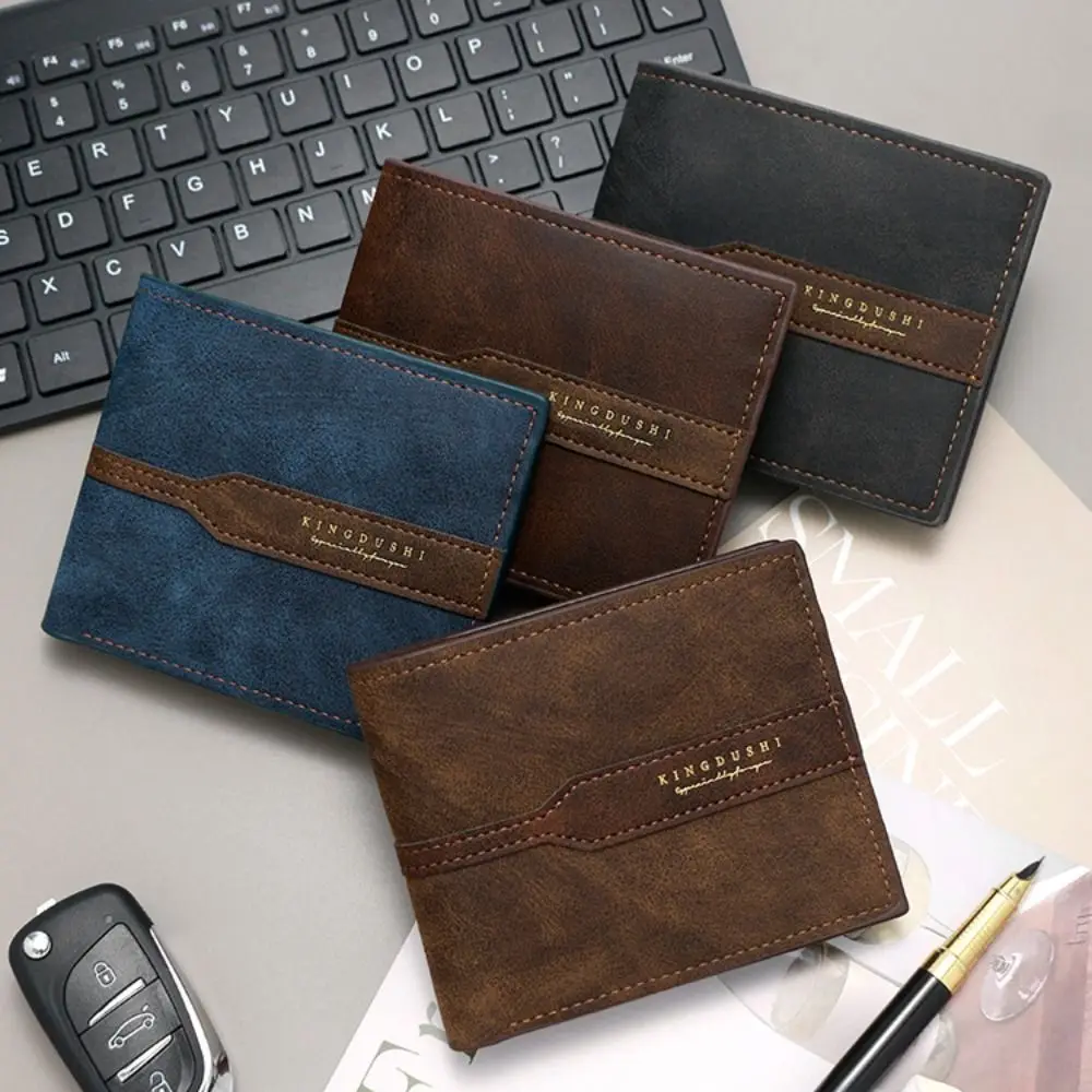 Vintage PU Leather Short Wallet Multiple Card Slots Horizontal Coin Purse Card Holder Men
Vintage PU Leather Short Wallet Multiple Card Slots Horizontal Coin Purse Card Holder Men