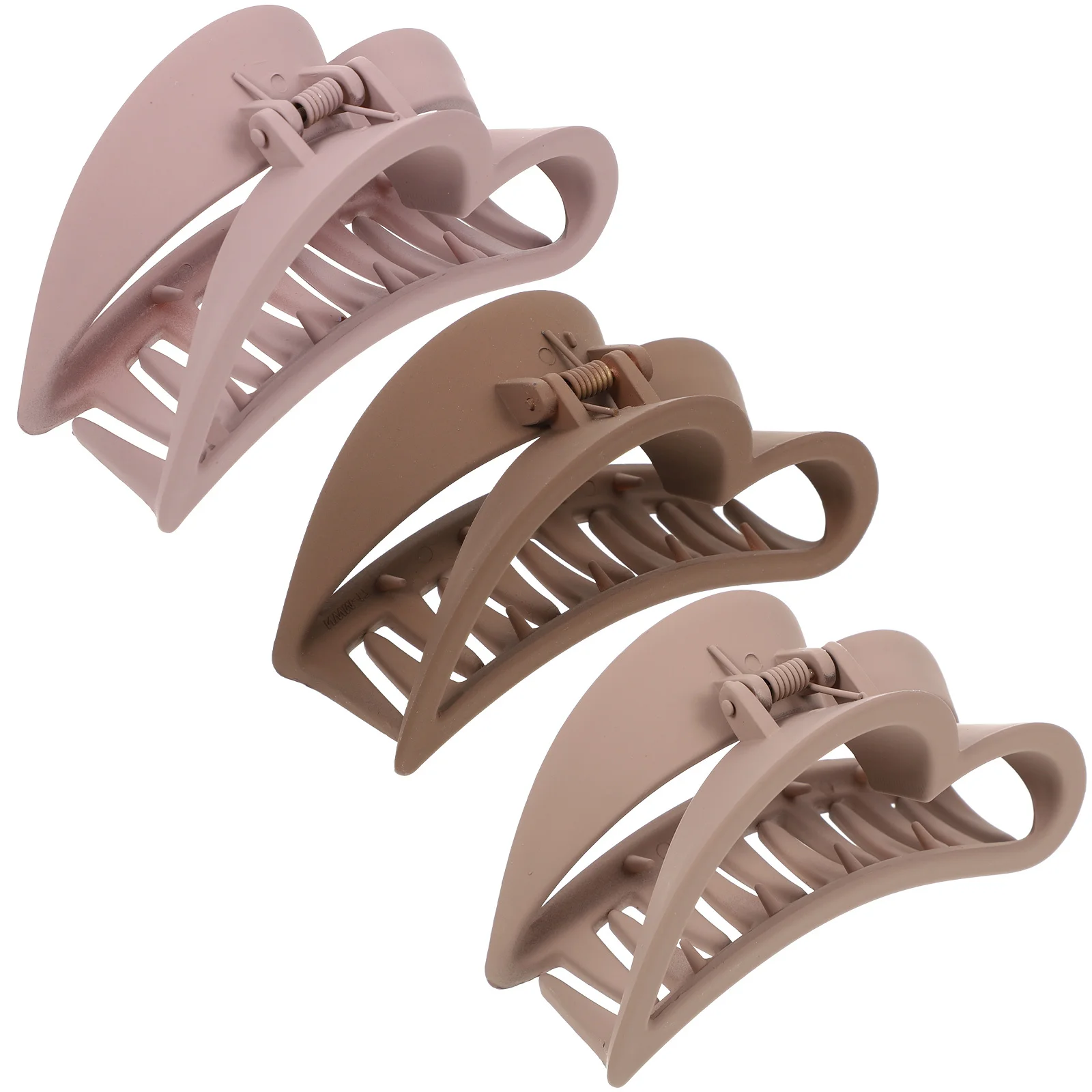 3pcs Large Matte Heart Claw Clip For Women Flexible Strong Hair Clamp Holder Thick Long Thin Hair Party Bath Makeup Use
3pcs Large Matte Heart Claw Clip For Women Flexible Strong Hair Clamp Holder Thick Long Thin Hair Party Bath Makeup Use