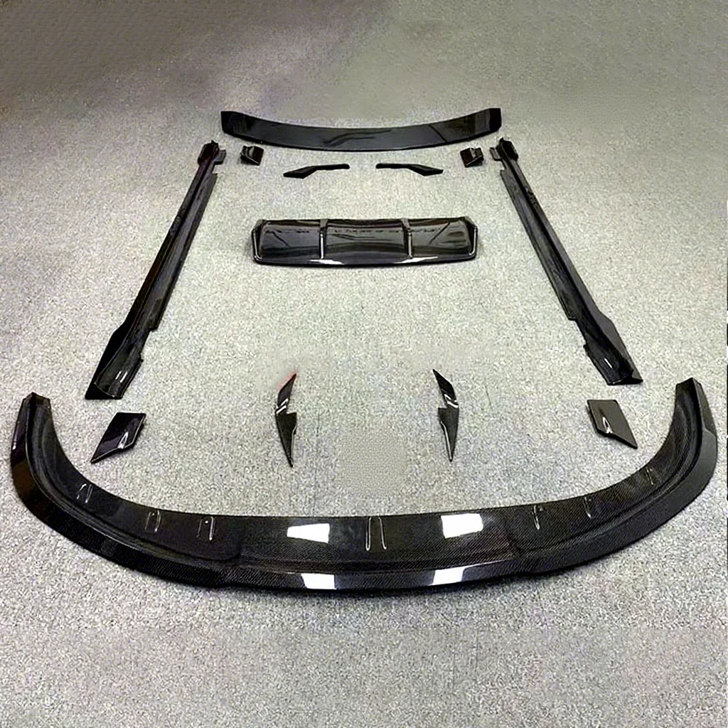 New Carbon Fiber Facelift Body Kit for Porsche for Taycan Includes Front Lip Air Vent and Rear Lip Spoiler RZ Bumper
New Carbon Fiber Facelift Body Kit for Porsche for Taycan Includes Front Lip Air Vent and Rear Lip Spoiler RZ Bumper
