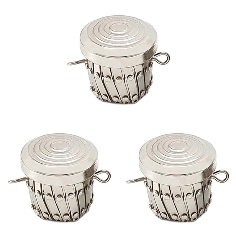 【SEE】3X Round Finish Bags Hardware Purse Frame Parts Pen Bag Clutch Frame Clasp Coin Cylinder Purse Accessories(Silver)
【SEE】3X Round Finish Bags Hardware Purse Frame Parts Pen Bag Clutch Frame Clasp Coin Cylinder Purse Accessories(Silver)
