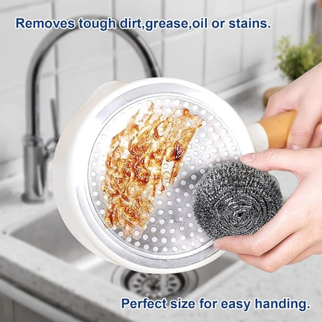 Набор из 2-х антикоррозийных губок из нержавеющей стали - металлические губки для удаления стойких загрязнений, чистки кастрюль и сковородок, инструменты для уборки на кухне
Набор из 2-х антикоррозийных губок из нержавеющей стали - металлические губки для удаления стойких загрязнений, чистки кастрюль и сковородок, инструменты для уборки на кухне