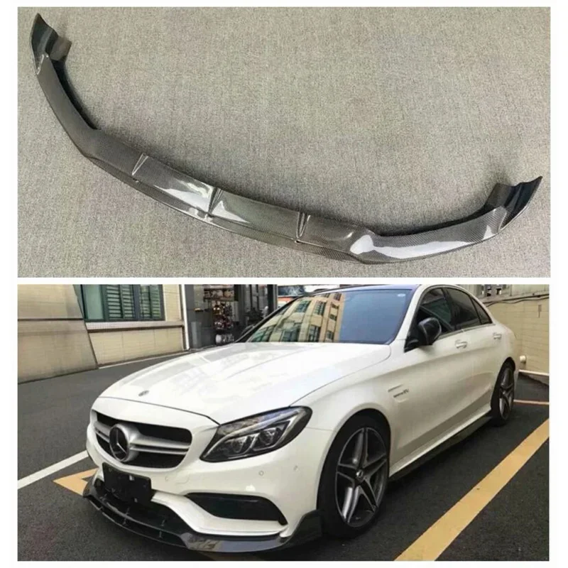 For Mercedes benz C Class C63 C200L180L 2015 -2018 Real Carbon Fiber Front Bumper lip Spoiler Full Body Kit
For Mercedes benz C Class C63 C200L180L 2015 -2018 Real Carbon Fiber Front Bumper lip Spoiler Full Body Kit