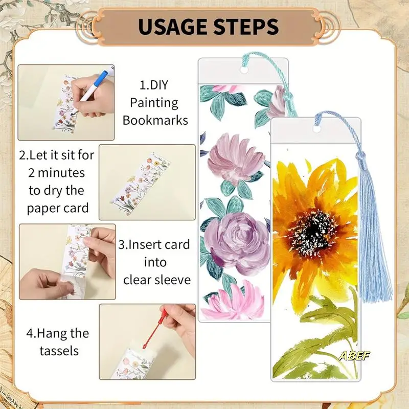 Paper Blank Bookmarks With Tassels Clear Bookmark Blanks Colorful Tassels Cardstock DIY Bookmark Making Kit
Paper Blank Bookmarks With Tassels Clear Bookmark Blanks Colorful Tassels Cardstock DIY Bookmark Making Kit