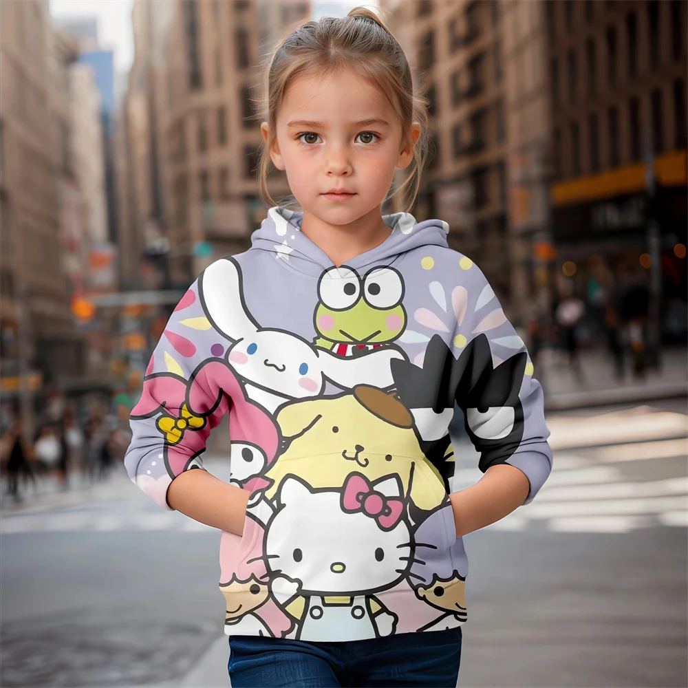 MINISO Sanrio Melody children's autumn hoodie cute cartoon pullover casual fashion hooded clothing boys and girls fashion tops
MINISO Sanrio Melody children's autumn hoodie cute cartoon pullover casual fashion hooded clothing boys and girls fashion tops