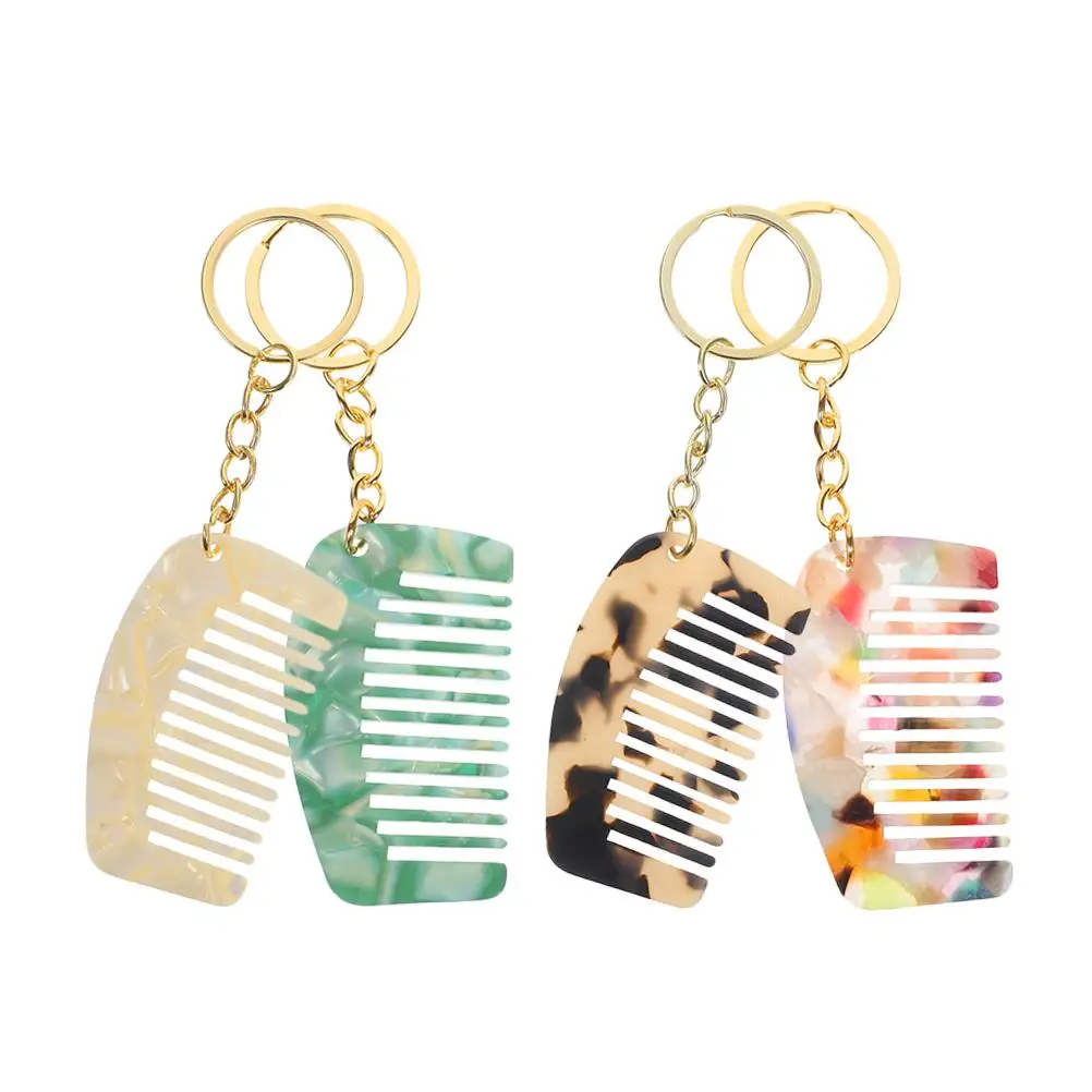 4 Pcs Mini Comb Keychain 5 3cm x 3 1cm Acetate Material Portable Travel Hair Detangler Wide Tooth For Curly Small Comb
4 Pcs Mini Comb Keychain 5 3cm x 3 1cm Acetate Material Portable Travel Hair Detangler Wide Tooth For Curly Small Comb