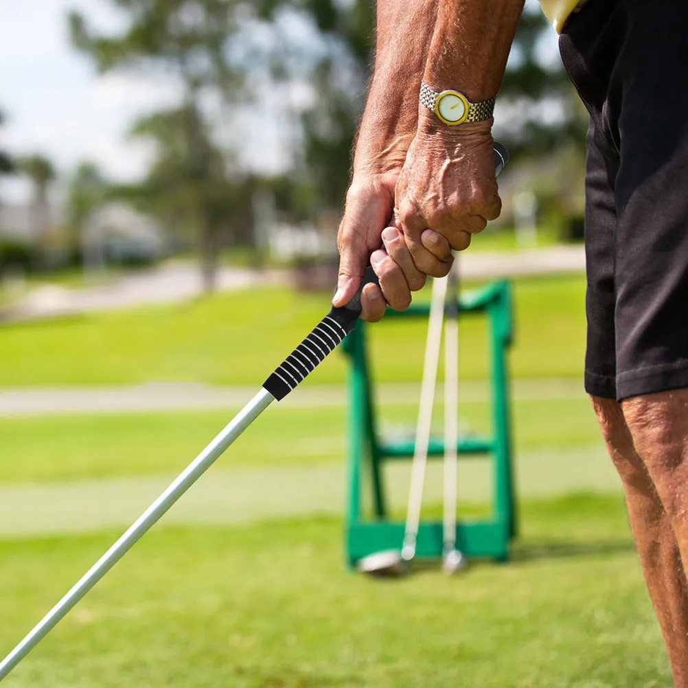 2Pcs Stable Golfing Club Grip Non-Slip Rubber Comfortable Swinging Grip for Improved Accuracy Golf Skill Enhancement Tool
2Pcs Stable Golfing Club Grip Non-Slip Rubber Comfortable Swinging Grip for Improved Accuracy Golf Skill Enhancement Tool