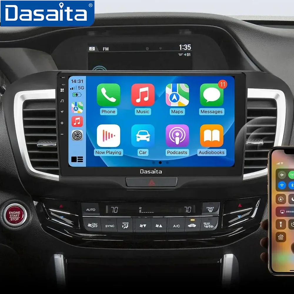 Dasaita G12 for Honda Accord 2013 2014 2015 2016 2017 LHD 9th Gen 10.2" Auto GPS unit Apple Carplay Qualcomm 665 Car Radio
Dasaita G12 for Honda Accord 2013 2014 2015 2016 2017 LHD 9th Gen 10.2" Auto GPS unit Apple Carplay Qualcomm 665 Car Radio