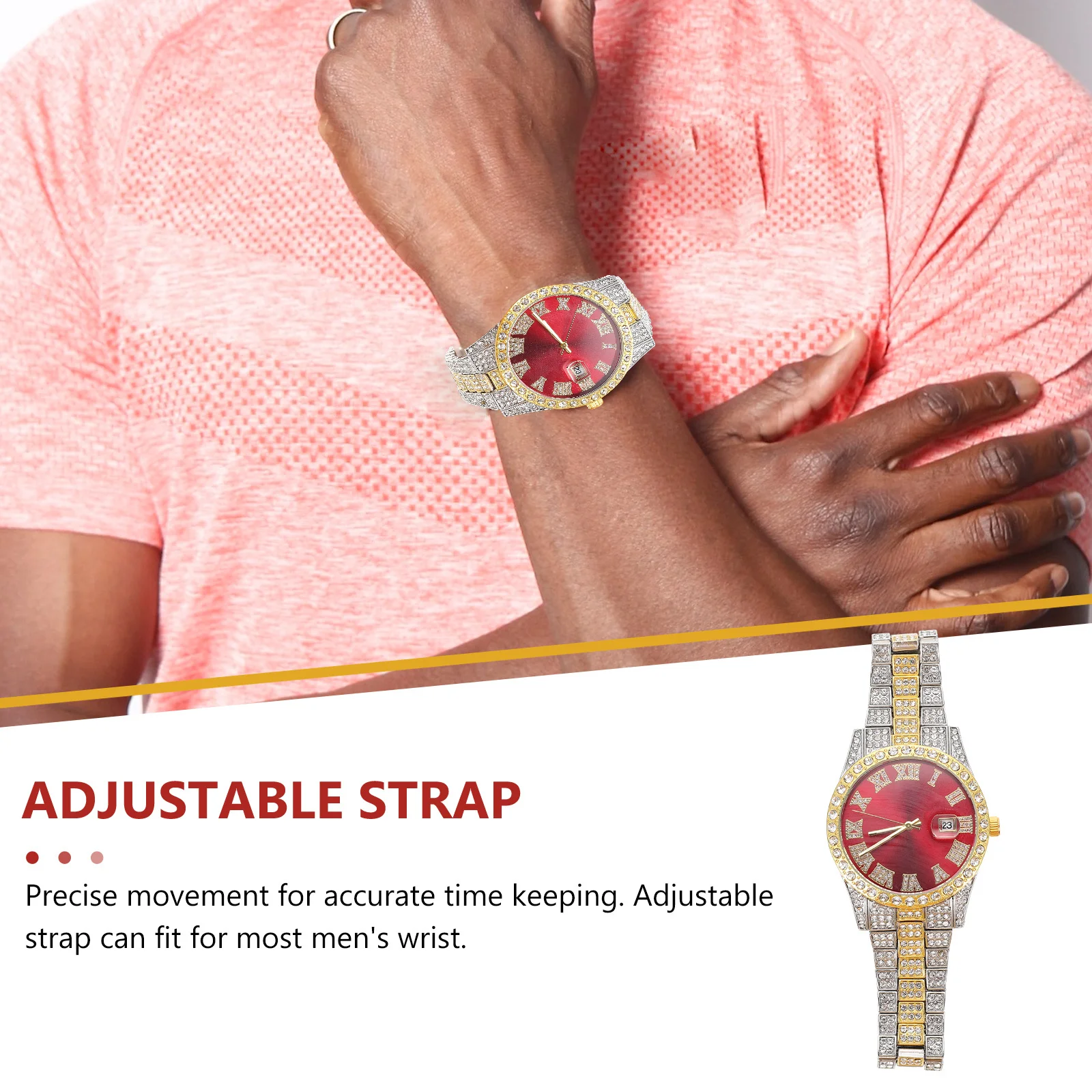 Steel Band Quartz Watch For Men Simple Color Adjustable Strap Precise Movement Stylish Male Wristwatch Men Gift Exquisite
Steel Band Quartz Watch For Men Simple Color Adjustable Strap Precise Movement Stylish Male Wristwatch Men Gift Exquisite