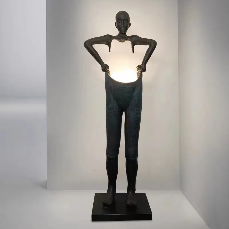 Modern art sculpture, portrait trousers, window floor-to-ceiling abstract sculpture ornaments, living room, hotel exhibition hal
Modern art sculpture, portrait trousers, window floor-to-ceiling abstract sculpture ornaments, living room, hotel exhibition hal