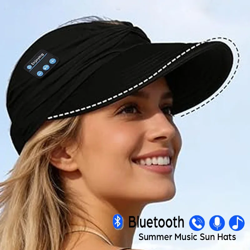 Беспроводные Bluetooth-наушники в виде пляжной шляпы-козырька: музыка, громкая связь, защита от солнца для женщин, для активного отдыха и спорта
Беспроводные Bluetooth-наушники в виде пляжной шляпы-козырька: музыка, громкая связь, защита от солнца для женщин, для активного отдыха и спорта
