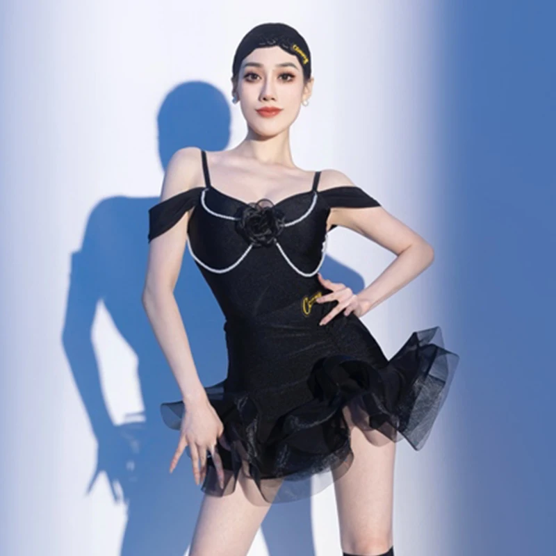 2025 Latin Dance Clothes Women Off Shoulder Tops Fishbone Skirt Rumba Tango Dance Performance Costume Adult Dancewear VBH1431
2025 Latin Dance Clothes Women Off Shoulder Tops Fishbone Skirt Rumba Tango Dance Performance Costume Adult Dancewear VBH1431
