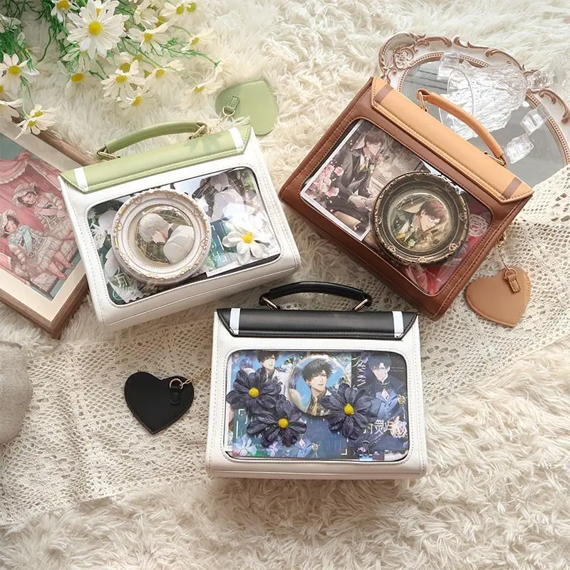 Y2K Premium Version Sweet Fashion Ita Bag Lolita Girl Transparent Bag Preppy Style Shoulder Crossbody Bag Kawaii Display Handbag
Y2K Premium Version Sweet Fashion Ita Bag Lolita Girl Transparent Bag Preppy Style Shoulder Crossbody Bag Kawaii Display Handbag
