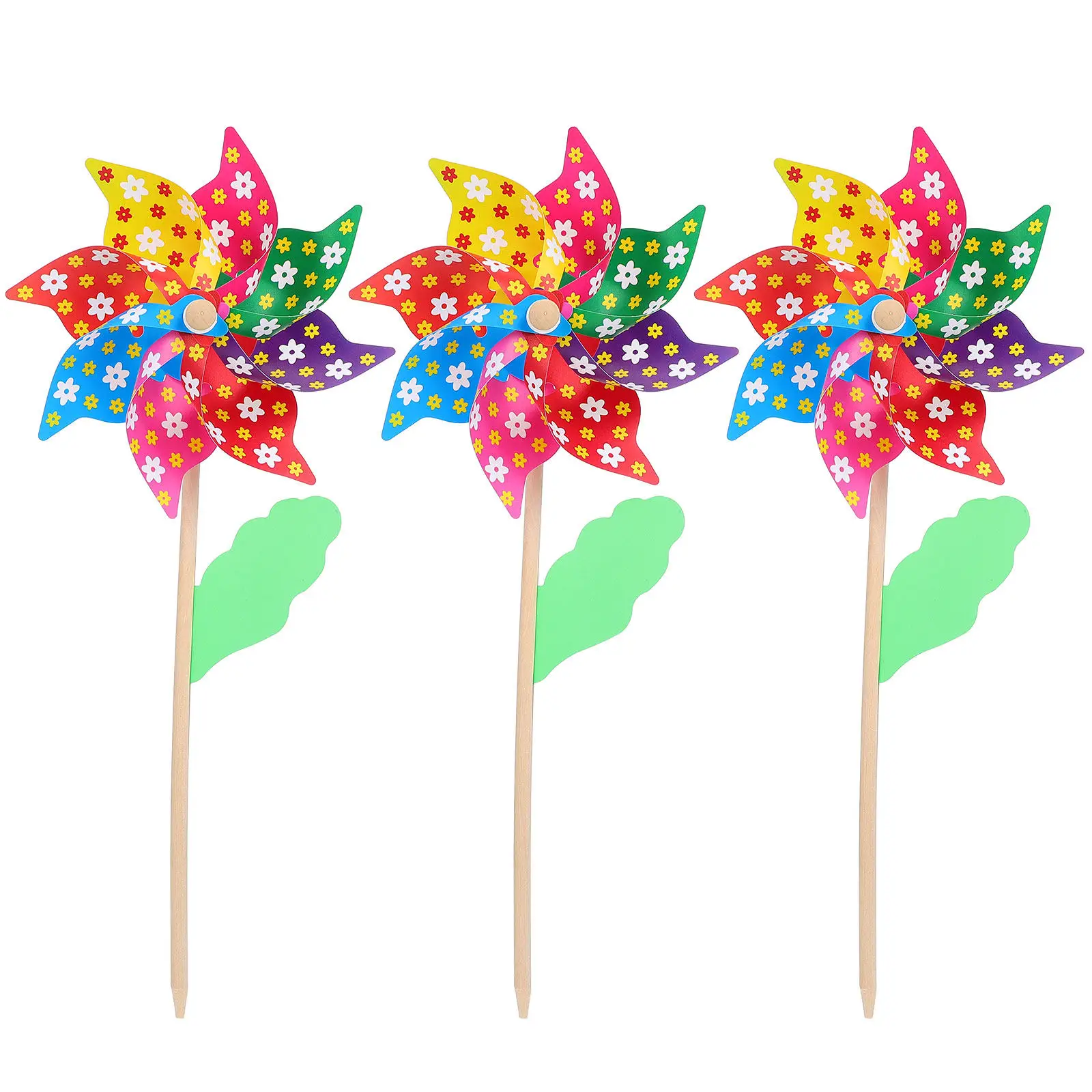 3Pcs Plum Blossom Windmill Garden Decor Wooden Pole Windmill for Outdoor Yard Lawn Decoration Colorful Pinwheel Kids Gift
3Pcs Plum Blossom Windmill Garden Decor Wooden Pole Windmill for Outdoor Yard Lawn Decoration Colorful Pinwheel Kids Gift