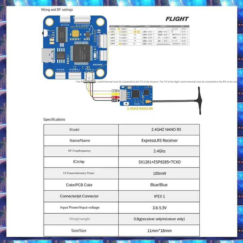 Приемник ELRS RX NANO Expresslrs 2025 года с поддержкой Т-антенны, обновление Wi-Fi для гоночного дрона Long Rang, ELRS RX NANO Expresslrs Rec
Приемник ELRS RX NANO Expresslrs 2025 года с поддержкой Т-антенны, обновление Wi-Fi для гоночного дрона Long Rang, ELRS RX NANO Expresslrs Rec