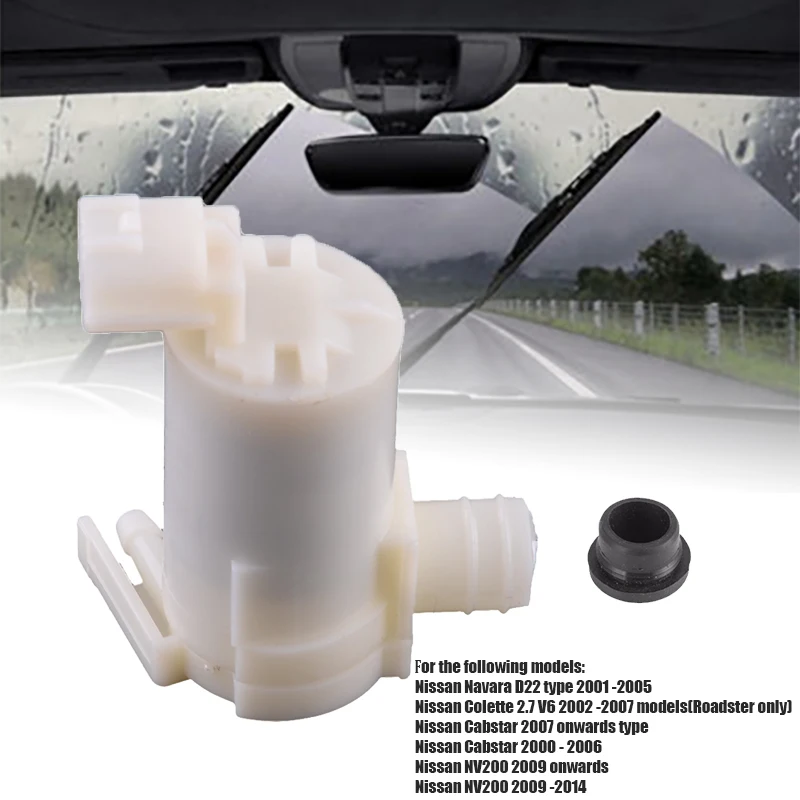 Front Windshield Windscreen Washer Pump For NISSAN Cabstar Navara Pick-up D22 28920-ED000 28920-AR000
Front Windshield Windscreen Washer Pump For NISSAN Cabstar Navara Pick-up D22 28920-ED000 28920-AR000
