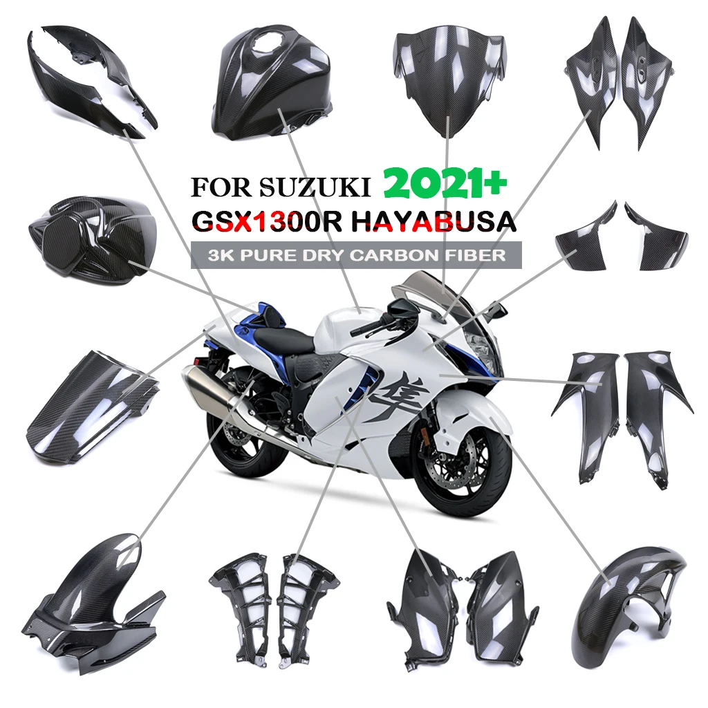 Fender Fuel Tank Side Panel Frame Cover Fairing Carbon Fiber Motorcycle Accessories For Suzuki GSX1300R Hayabusa 2021+ 2023 2024
Fender Fuel Tank Side Panel Frame Cover Fairing Carbon Fiber Motorcycle Accessories For Suzuki GSX1300R Hayabusa 2021+ 2023 2024