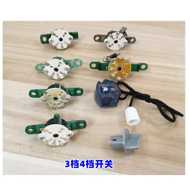 2PCS Electric fan accessories speed control switch gear switch speed controller 3/4 speed controller
2PCS Electric fan accessories speed control switch gear switch speed controller 3/4 speed controller