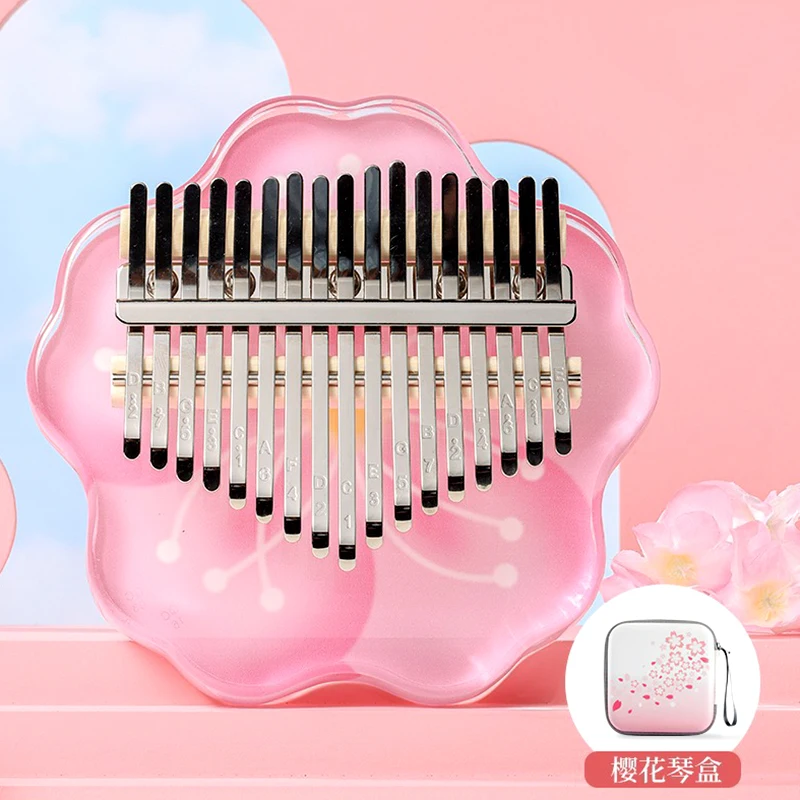 Cute 17 Key Kalimba Crystal Acrylic Thumb Piano Portable Kalimba Music Keyboard for Beginners Calimba Keyboard Instruments Gifts
Cute 17 Key Kalimba Crystal Acrylic Thumb Piano Portable Kalimba Music Keyboard for Beginners Calimba Keyboard Instruments Gifts