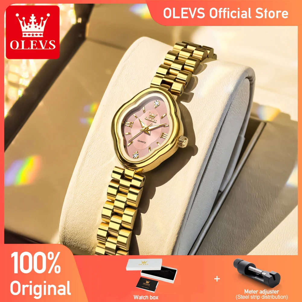 OLEVS 5666 Новые женские часы, оригинальные элегантные кварцевые часы, водонепроницаемые часы из нержавеющей стали для женщин, подарочная коробка Reloj
OLEVS 5666 Новые женские часы, оригинальные элегантные кварцевые часы, водонепроницаемые часы из нержавеющей стали для женщин, подарочная коробка Reloj