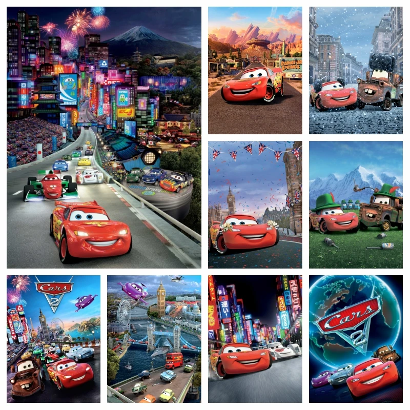 Картина из мультфильма Disney «Тачки Молния Маккуин», алмазная живопись, милые персонажи из мультфильма Route 66, дорожный пейзаж, вышивка крестиком, Декор
Картина из мультфильма Disney «Тачки Молния Маккуин», алмазная живопись, милые персонажи из мультфильма Route 66, дорожный пейзаж, вышивка крестиком, Декор