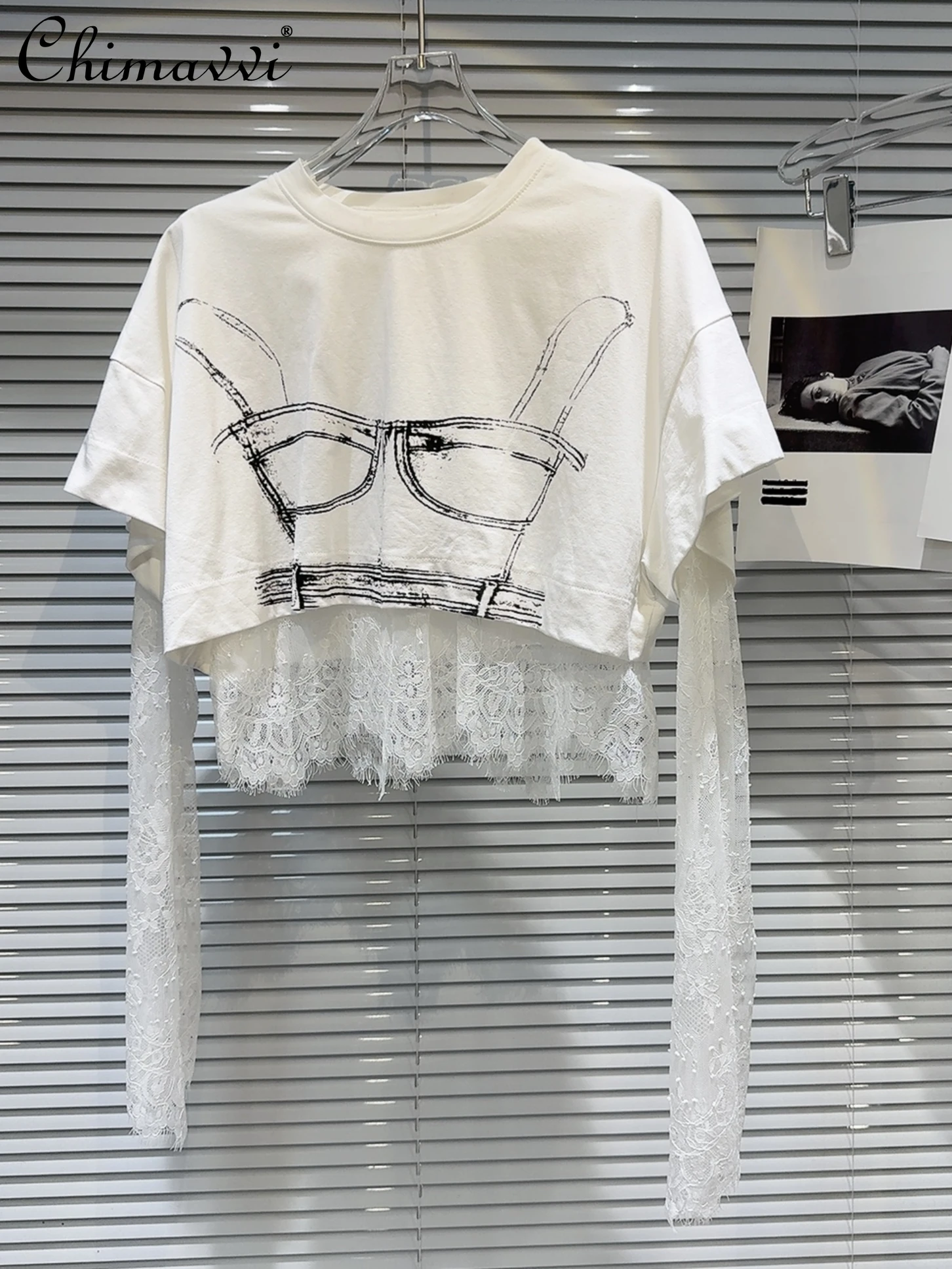 2024 Summer Clothes New Fashion Sweet Personalized Hand-Painted Cartoon Short Sleeve Wave Lace T-shirt Ladies Two-Piece Set
2024 Summer Clothes New Fashion Sweet Personalized Hand-Painted Cartoon Short Sleeve Wave Lace T-shirt Ladies Two-Piece Set