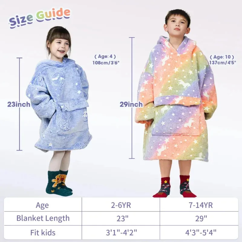 Носимая толстовка с капюшоном для детей, одеяло из шерпа, толстовка с карманом, милые толстовки для девочек 2-6 лет, подарки на день рождения dt
Носимая толстовка с капюшоном для детей, одеяло из шерпа, толстовка с карманом, милые толстовки для девочек 2-6 лет, подарки на день рождения dt