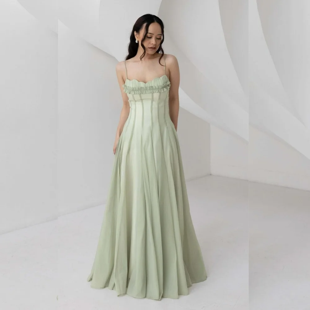 Customized Matching Chiffon Pleat Sequined A-line Spaghetti Strap Long Dresses Bespoke Occasion Evening Chinese Style
Customized Matching Chiffon Pleat Sequined A-line Spaghetti Strap Long Dresses Bespoke Occasion Evening Chinese Style