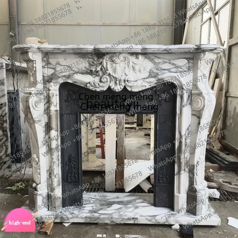 Marble rabescato Stone Nordic French Carved Heating Fireplace Indoor Fireplace Ornaments AB
Marble rabescato Stone Nordic French Carved Heating Fireplace Indoor Fireplace Ornaments AB