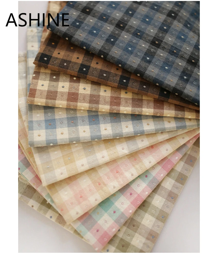 Japan Yarn Dyed Cotton Fabric Material for Clothes Telas Patchwork Algodon Yarn-dyed Fabric for Sewing Patchwork Fabric By Yard
Japan Yarn Dyed Cotton Fabric Material for Clothes Telas Patchwork Algodon Yarn-dyed Fabric for Sewing Patchwork Fabric By Yard