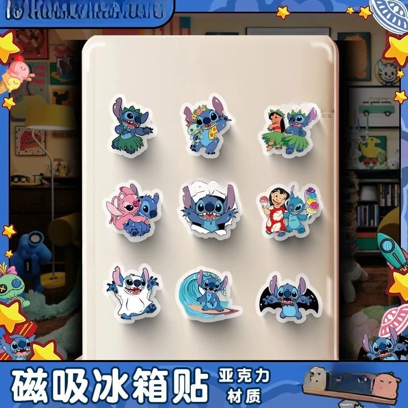 Lilo & Stitch Acrylic Creative Fun New Transparent Refrigerator Magnetic Sticker Disney Cute Cartoon Door Cabinet Decoration
Lilo & Stitch Acrylic Creative Fun New Transparent Refrigerator Magnetic Sticker Disney Cute Cartoon Door Cabinet Decoration