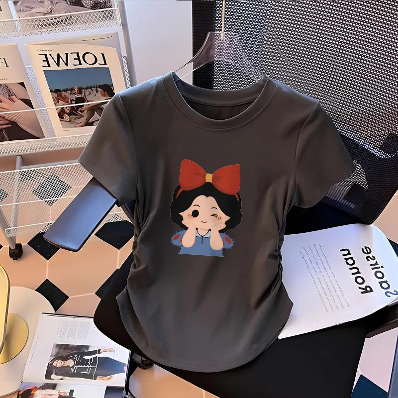 Korean Black Cotton Tee, Girls Waist Tuck Ruffle Short Sleeve Top for Big Kids
Korean Black Cotton Tee, Girls Waist Tuck Ruffle Short Sleeve Top for Big Kids