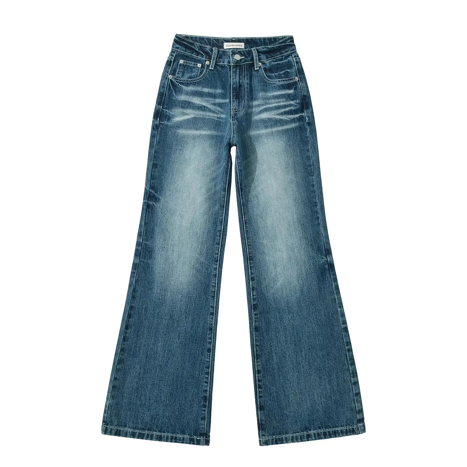 Синие джинсовые брюки в американском стиле ретро с низкой талией, женские свободные повседневные прямые длинные брюки, весна 2025 Faion
Синие джинсовые брюки в американском стиле ретро с низкой талией, женские свободные повседневные прямые длинные брюки, весна 2025 Faion