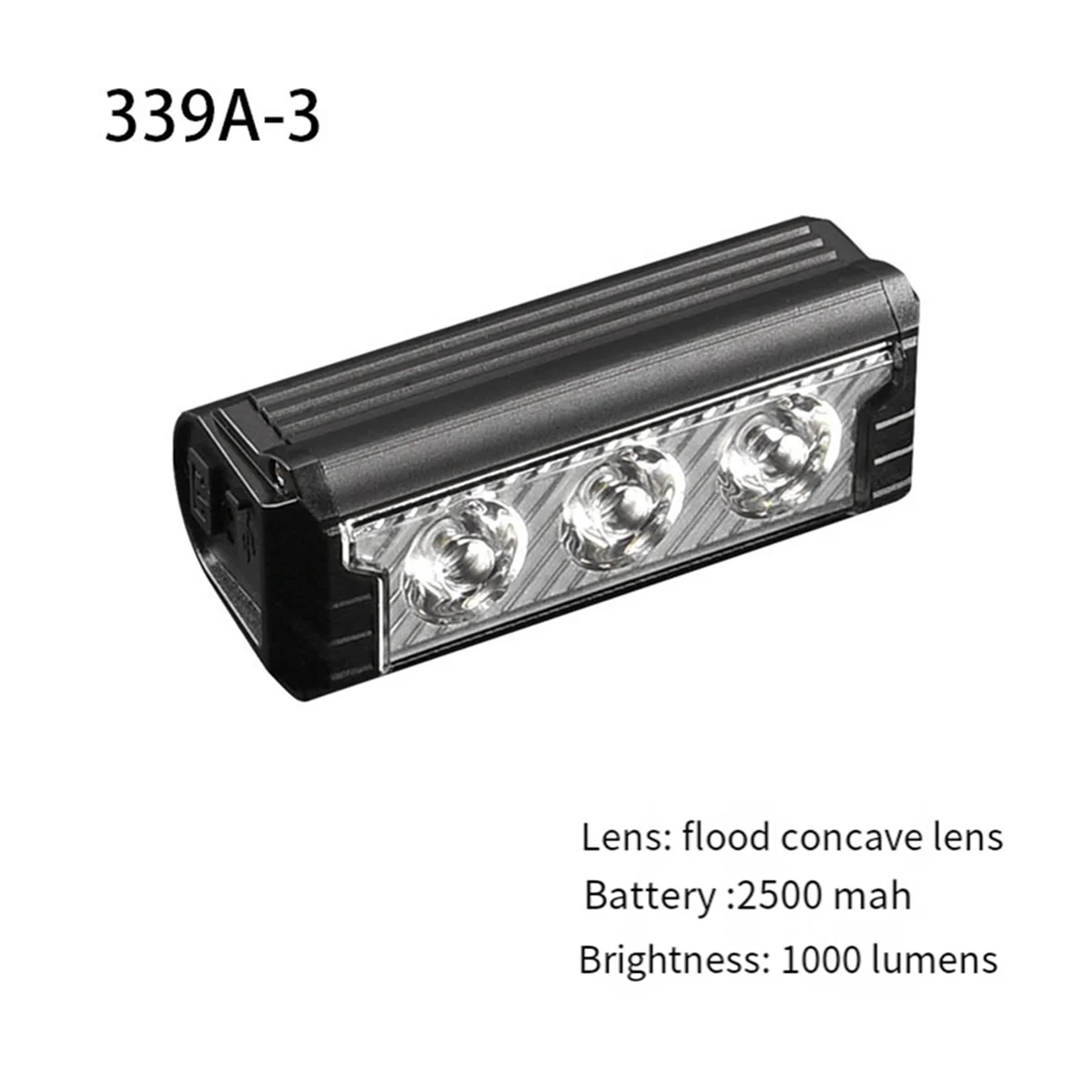 AU-3-Light Floodlight 2500mA Bicycle Lights Night Cycling Bicycle Headlights Rechargeable Waterproof Bicycle
AU-3-Light Floodlight 2500mA Bicycle Lights Night Cycling Bicycle Headlights Rechargeable Waterproof Bicycle