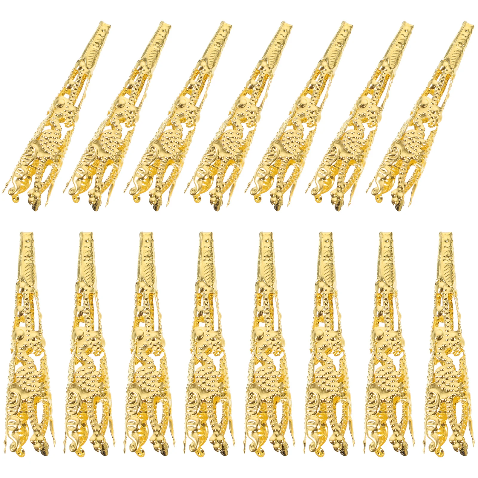 120pcs 42mm Trumpet Flower Bead Caps Golden Metal DIY Jewelry Accessories Necklace Making Kit Bead End Caps Spacer Beads
120pcs 42mm Trumpet Flower Bead Caps Golden Metal DIY Jewelry Accessories Necklace Making Kit Bead End Caps Spacer Beads