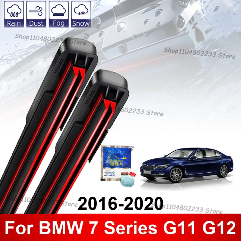 Car Wiper for BMW 7 Series G11 G12 2016-2020 26" + 19" Front Wiper Blades Brushes Cutter Accessories Easy to Install 2018 2019
Car Wiper for BMW 7 Series G11 G12 2016-2020 26" + 19" Front Wiper Blades Brushes Cutter Accessories Easy to Install 2018 2019