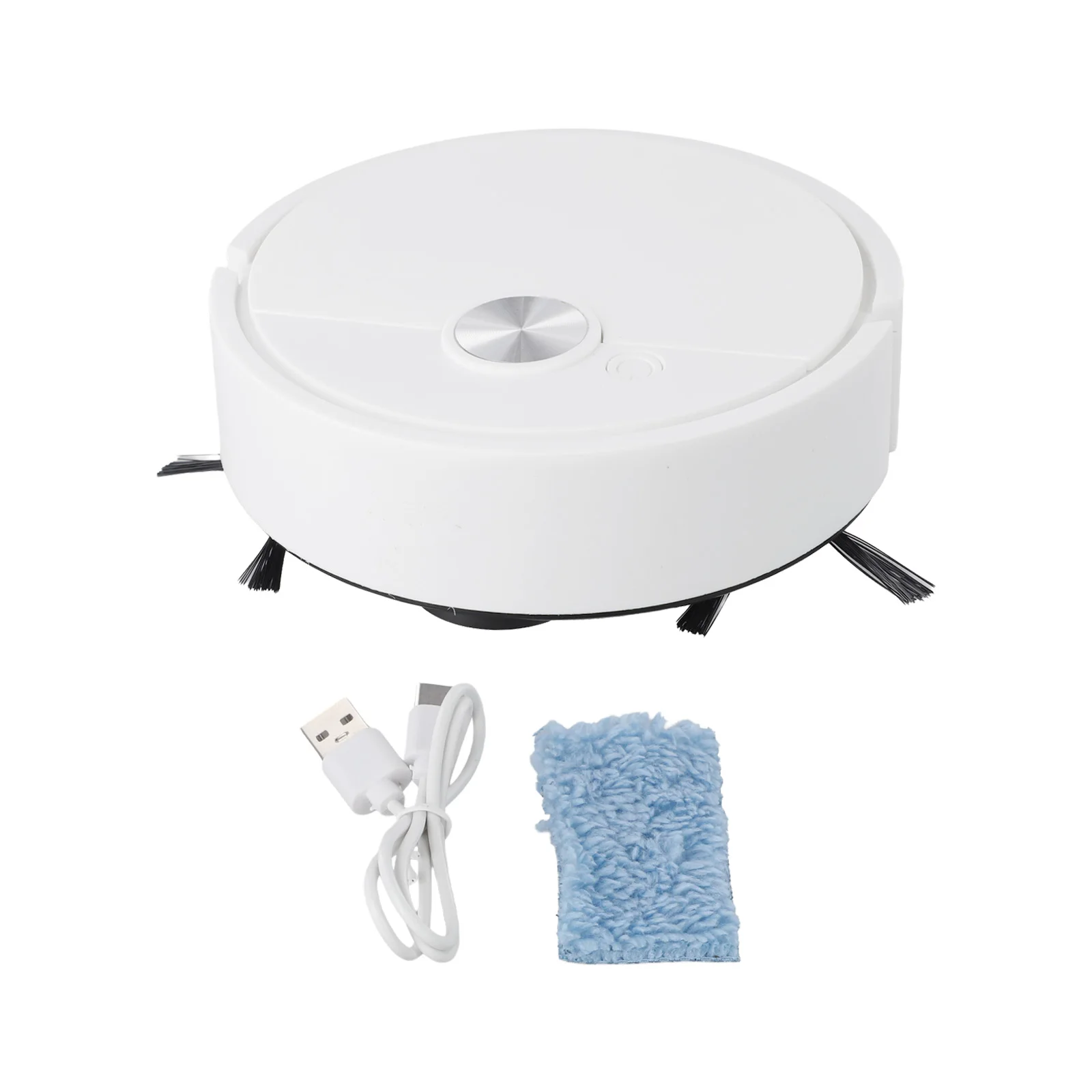1set Smart Sweeping Robot Smart Navigation Set With Intelligent Sensors 1 Robot, 2 Side Brushes, 4 Pieces Of Cloth Cleaning
1set Smart Sweeping Robot Smart Navigation Set With Intelligent Sensors 1 Robot, 2 Side Brushes, 4 Pieces Of Cloth Cleaning