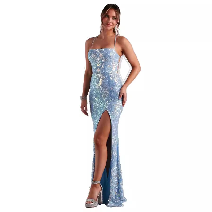 Elegant Long Evening Gown Sexy One-Shoulder Sequin Floor-Length Party Wedding Dress Luxury Lightweight Midi Dress
Elegant Long Evening Gown Sexy One-Shoulder Sequin Floor-Length Party Wedding Dress Luxury Lightweight Midi Dress