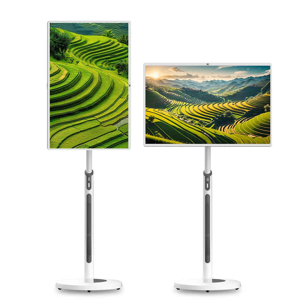 HD Mobile Tv Screen 27 Inch Smart Tv Unit Touch Display Portable Digital Stand Follow by Me Bestie TV Portable Touch Screen
HD Mobile Tv Screen 27 Inch Smart Tv Unit Touch Display Portable Digital Stand Follow by Me Bestie TV Portable Touch Screen