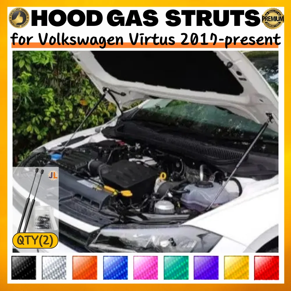 Qty(2) Hood Struts for Volkswagen Virtus 2017-present Front Bonnet Modify Gas Springs Shock Absorbers Lift Supports Dampers
Qty(2) Hood Struts for Volkswagen Virtus 2017-present Front Bonnet Modify Gas Springs Shock Absorbers Lift Supports Dampers