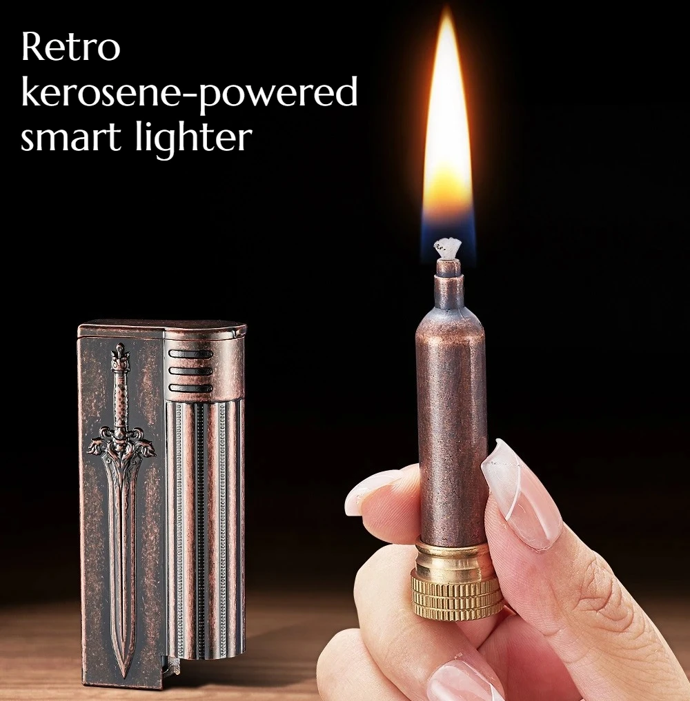 Intelligent Retro Classic Lighter with Multiple Ignition Methods Multiple Functions Cigarette Accessories Men's High-end Gifts
Intelligent Retro Classic Lighter with Multiple Ignition Methods Multiple Functions Cigarette Accessories Men's High-end Gifts