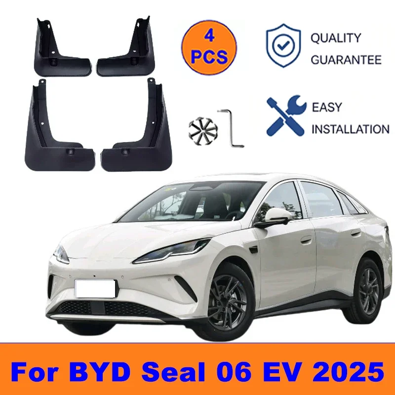 4Pcs Mud Flaps For BYD Seal 06 EV 2025 - Splash Guards Front&Rear Wheel Fender Mudguards Car Exterior Protection Accessories
4Pcs Mud Flaps For BYD Seal 06 EV 2025 - Splash Guards Front&Rear Wheel Fender Mudguards Car Exterior Protection Accessories