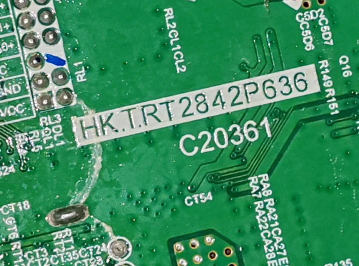 VSM.TR2001.ATV2K HK.T,RT2842P636 Android 9.0 3-in-1 WiFi Network TV Motherboard for 1920X1080 58--72V 600ma
VSM.TR2001.ATV2K HK.T,RT2842P636 Android 9.0 3-in-1 WiFi Network TV Motherboard for 1920X1080 58--72V 600ma