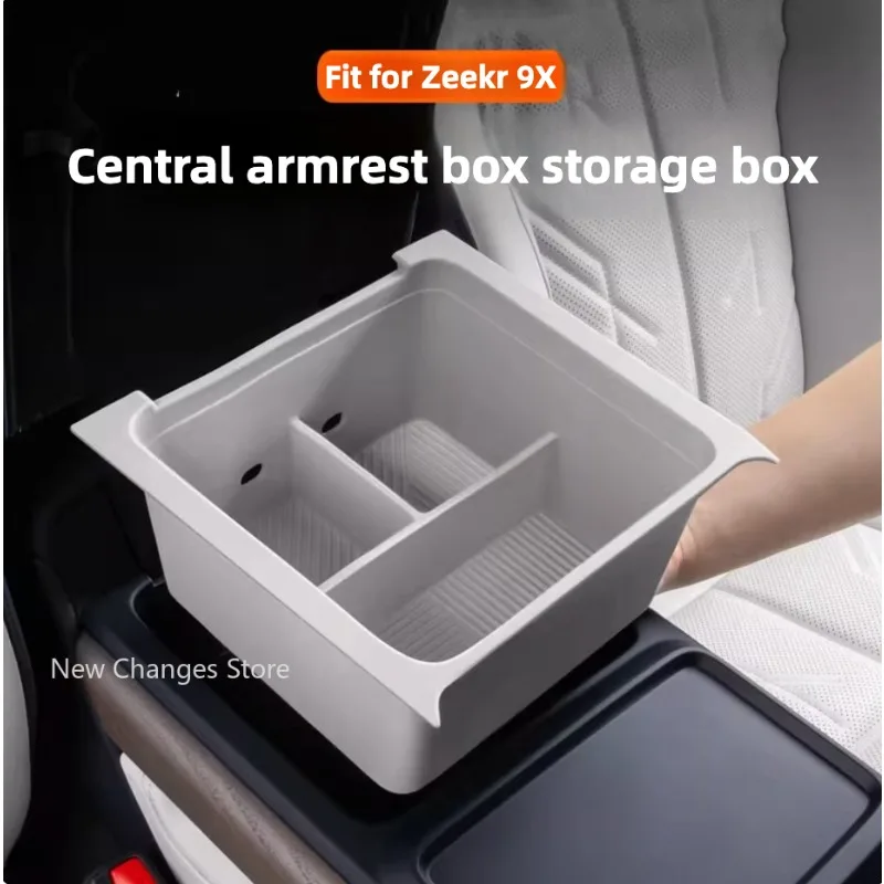 For Zeekr 9X center console armrest box silicone storage box wear-resistant durable stain resistant interior Upgrade Parts
For Zeekr 9X center console armrest box silicone storage box wear-resistant durable stain resistant interior Upgrade Parts