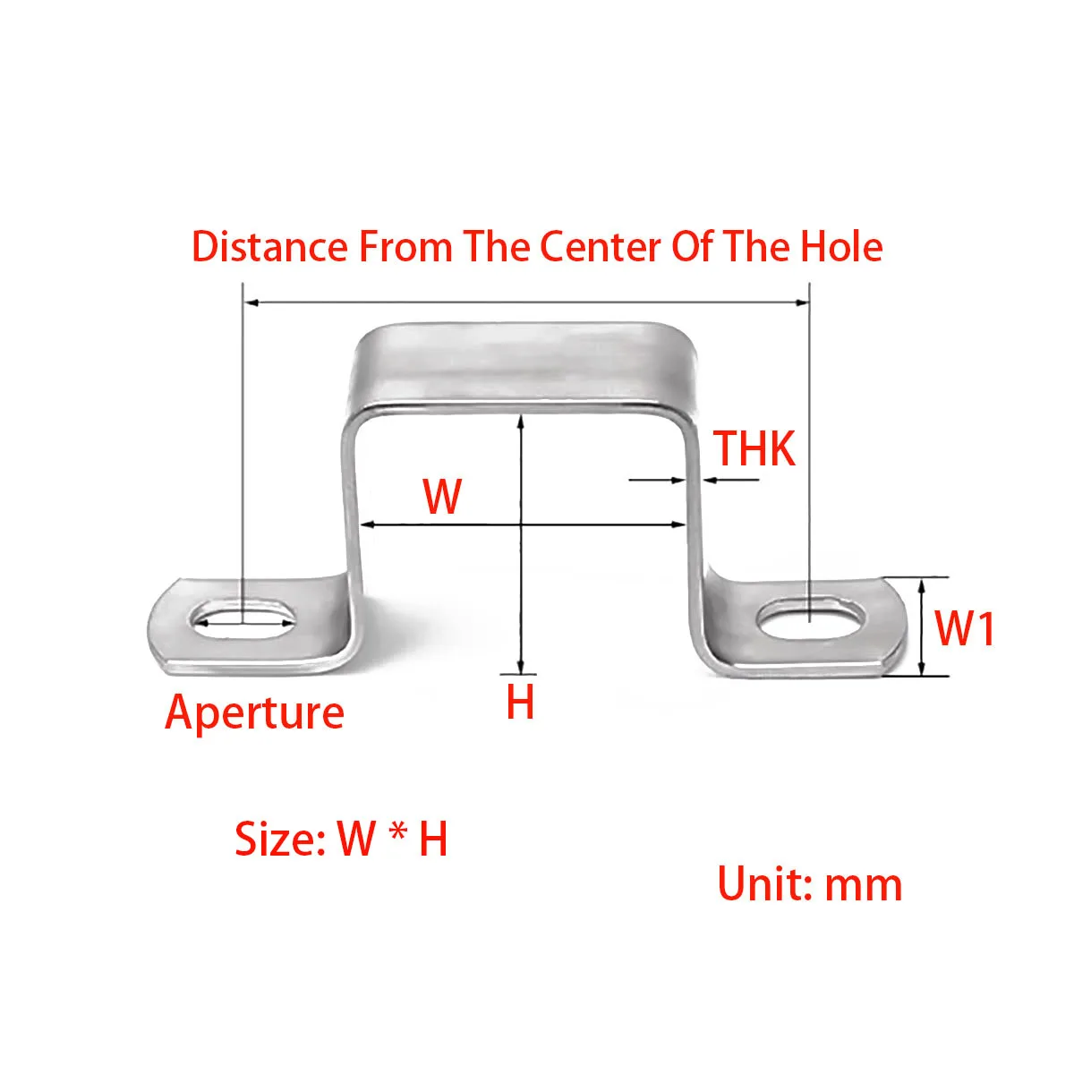 304 Stainless Steel Thickened Square M-shaped Saddle Tube Clamp Throat Clamp Ohmic Tube Clamp
304 Stainless Steel Thickened Square M-shaped Saddle Tube Clamp Throat Clamp Ohmic Tube Clamp