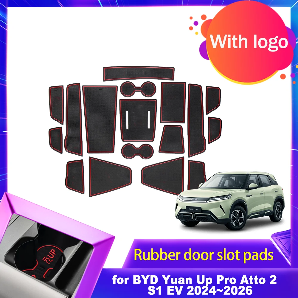 Car Slot Door Groove Mat for BYD Yuan Up Pro Atto 2 S1 EV 2024~2026 Armrest Cup Storage Box Anti-slip Pad Cushion Accessories
Car Slot Door Groove Mat for BYD Yuan Up Pro Atto 2 S1 EV 2024~2026 Armrest Cup Storage Box Anti-slip Pad Cushion Accessories