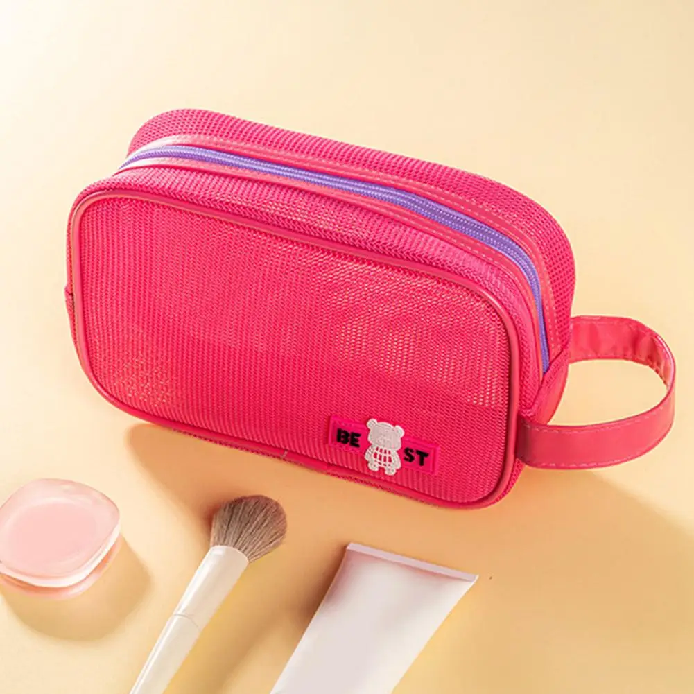 Makeup Bag Zipper Mesh Large capacity Portable Toiletry bag Outdoor Travel Cosmetic &Toiletries Storage bag Handbag For Women
Makeup Bag Zipper Mesh Large capacity Portable Toiletry bag Outdoor Travel Cosmetic &Toiletries Storage bag Handbag For Women