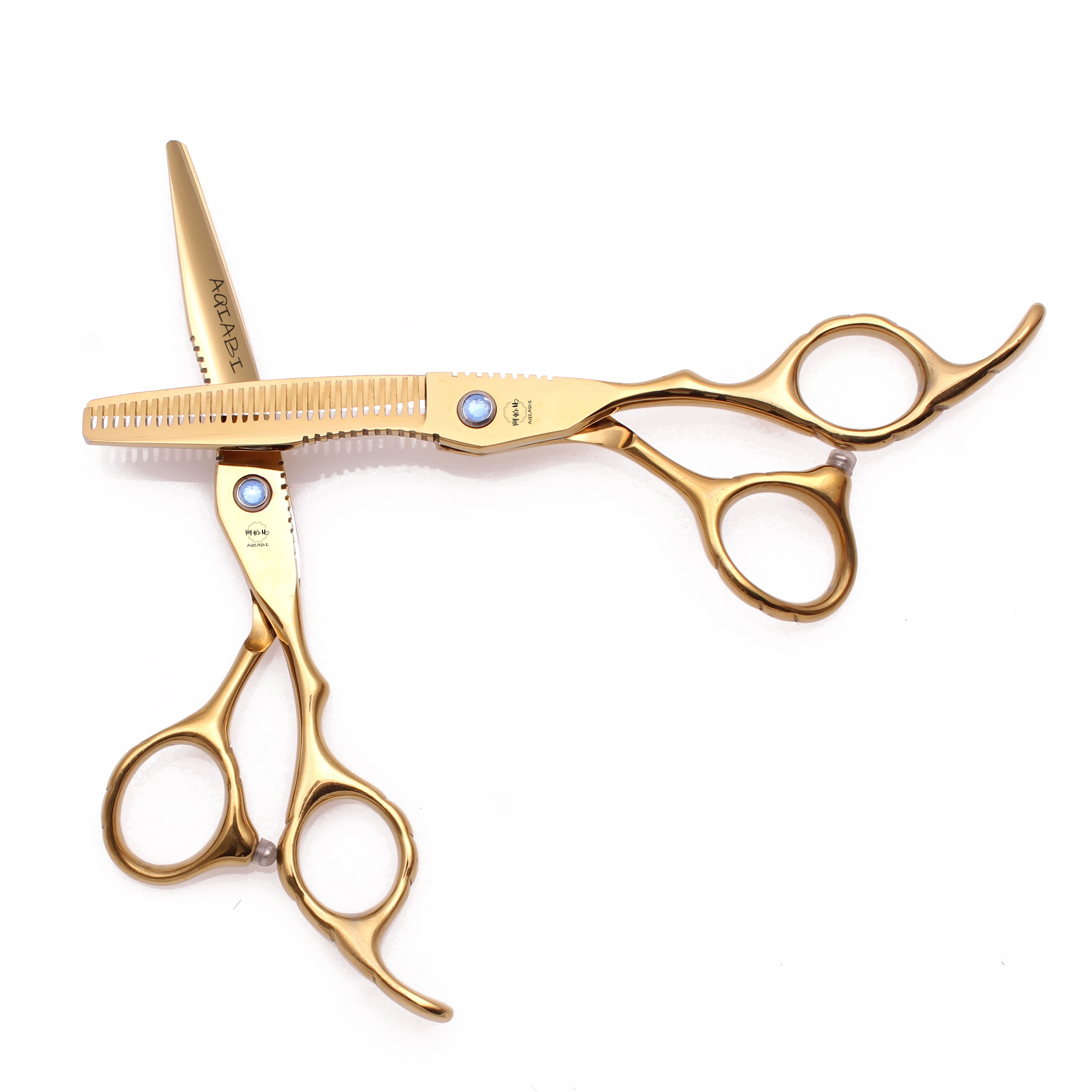 Professional Barber Scissors 6" Stainless Thinning Shears Gold Hair Cutting Scissors Hair Scissors Haircut Set
Professional Barber Scissors 6" Stainless Thinning Shears Gold Hair Cutting Scissors Hair Scissors Haircut Set