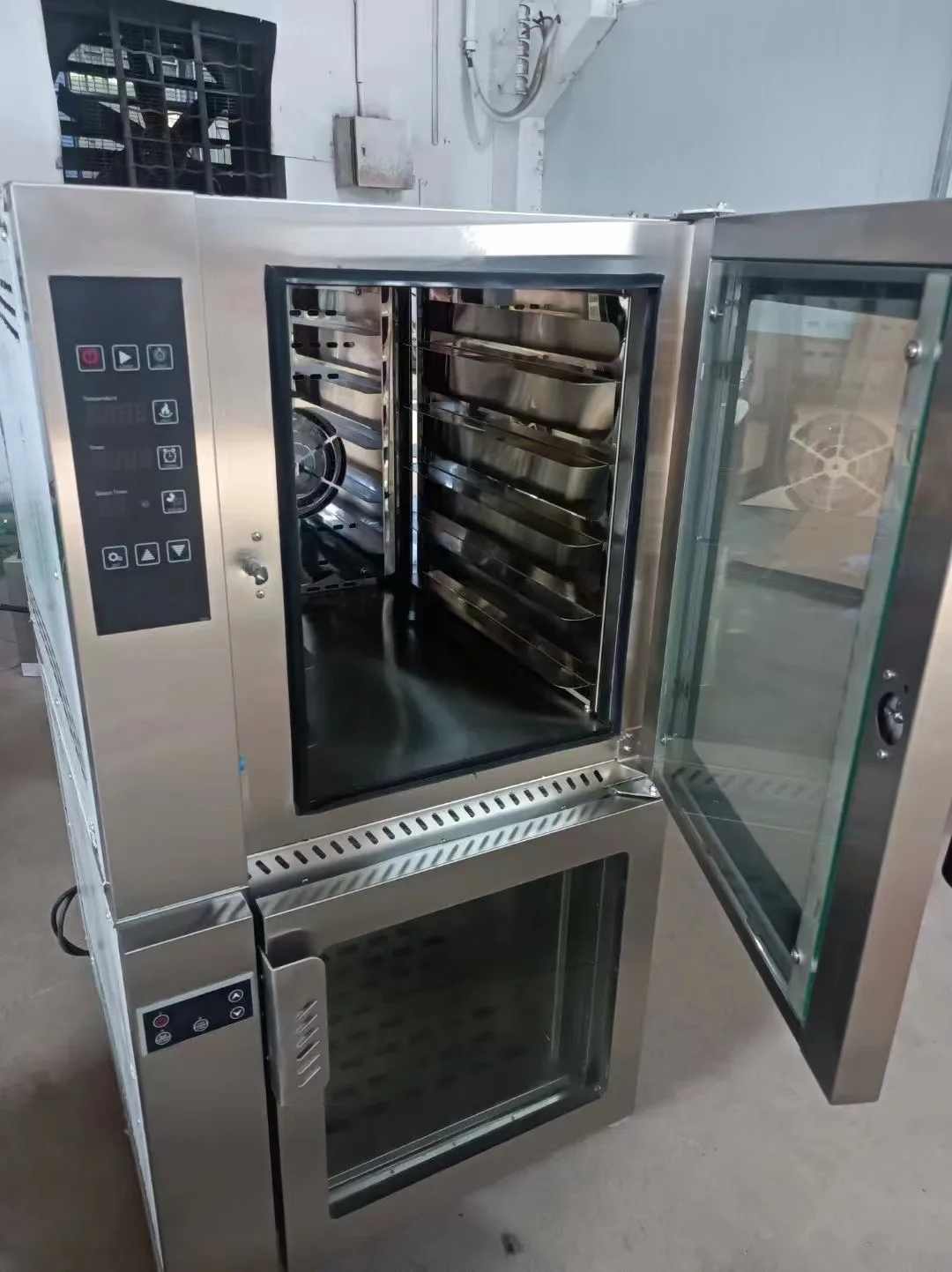 Electric 4 6 10 Trays Convection Bakery Combi Oven Steamer Steam Restaurant Commercial Combination Ovens Machinery
Electric 4 6 10 Trays Convection Bakery Combi Oven Steamer Steam Restaurant Commercial Combination Ovens Machinery