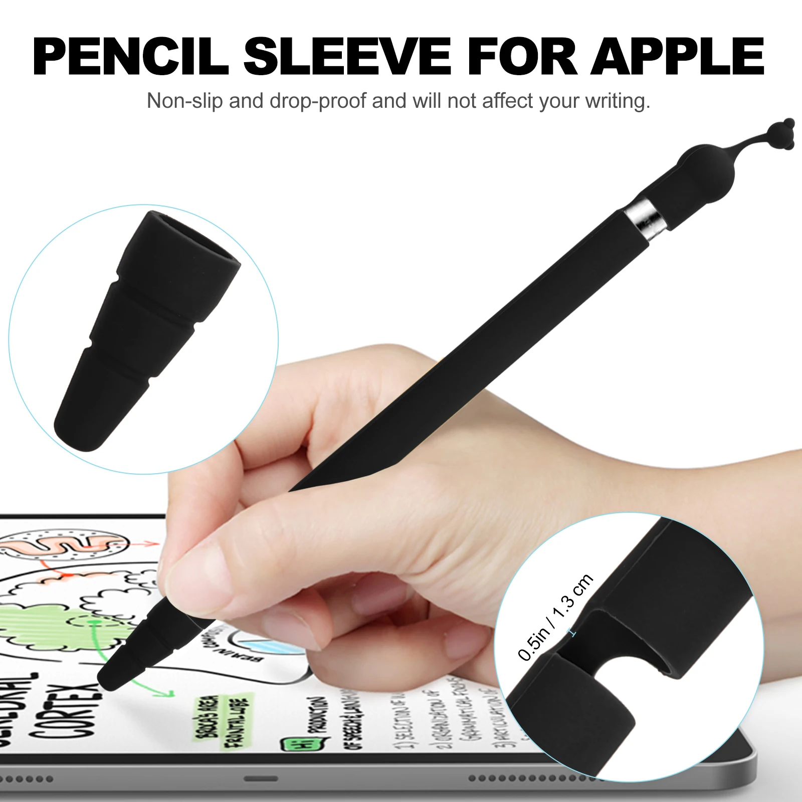 2 Pcs Protective Pen Case Pencil Holder Sleeve Cover Protector Silica Gel Protection for Man
2 Pcs Protective Pen Case Pencil Holder Sleeve Cover Protector Silica Gel Protection for Man