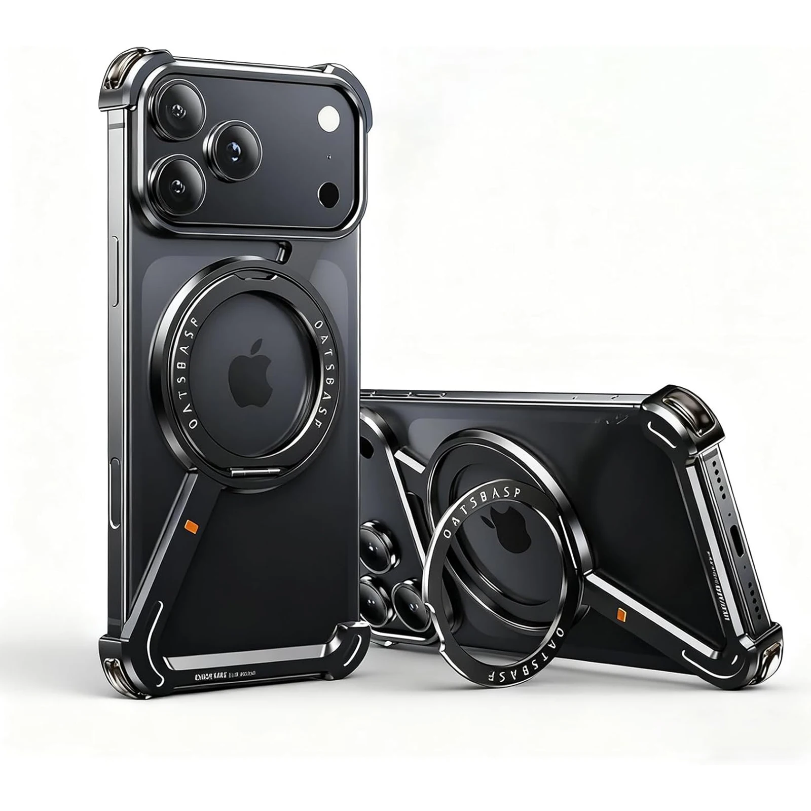 Metal Case for iPhone 17 Pro Max , Compatible with Magsafe Kickstand Minimalist Shockproof Cool Cover Hard Shell with
Metal Case for iPhone 17 Pro Max , Compatible with Magsafe Kickstand Minimalist Shockproof Cool Cover Hard Shell with